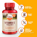 Saúde imune e antioxidante de vitamina e softgels de vitamina E